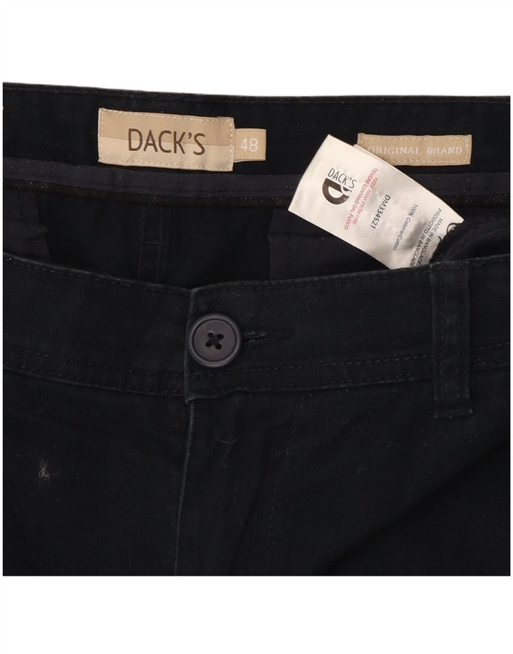 DACK'S Herren-Chinoshorts mit normaler Passform, Größe 48, Größe M, W32, Marineblau, Baumwolle