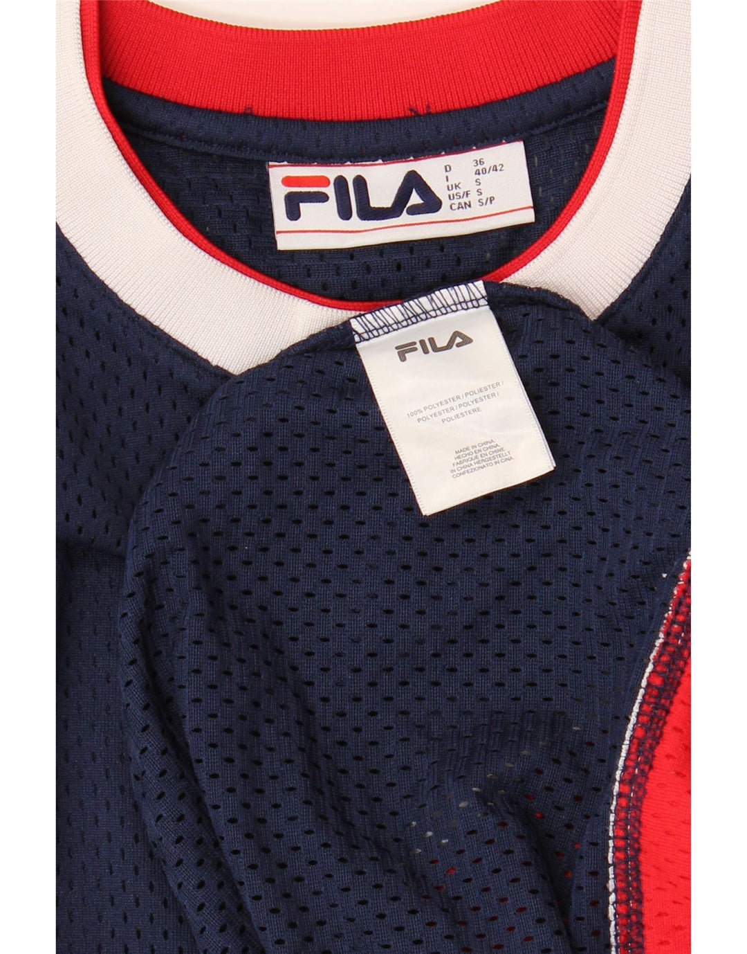 FILA Herren-T-Shirt mit Grafik, Größe S, Marineblau