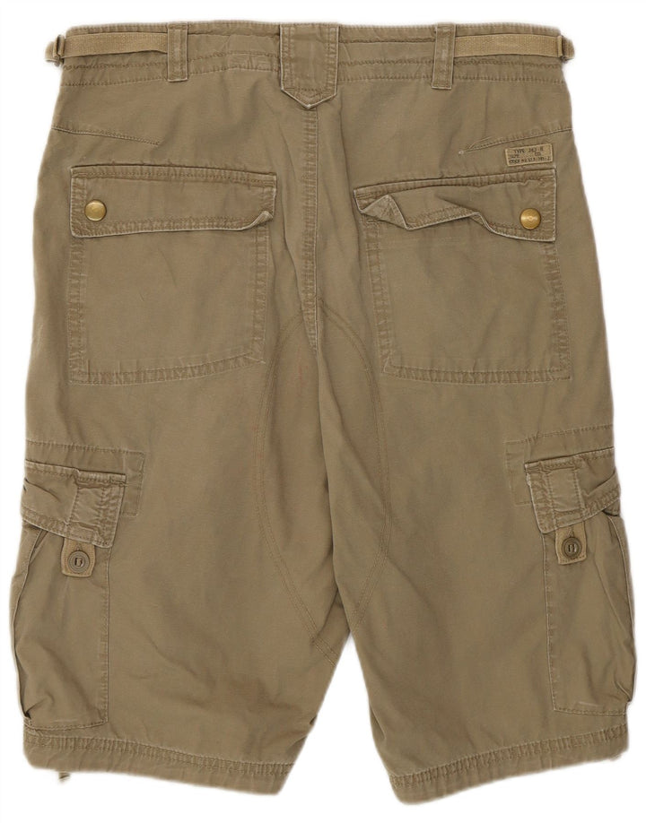 H&M Herren Cargoshorts W32 Medium Khaki
