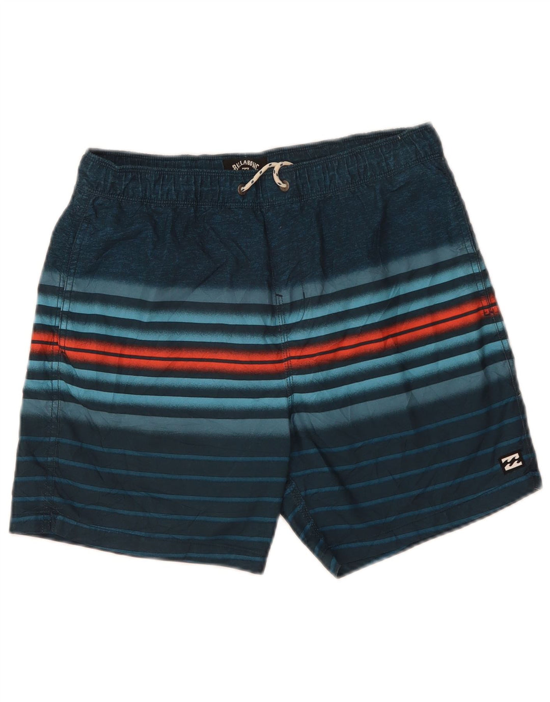 Badeshorts für Jungen von Billabong, 15–16 Jahre, marineblau gestreift, Polyester