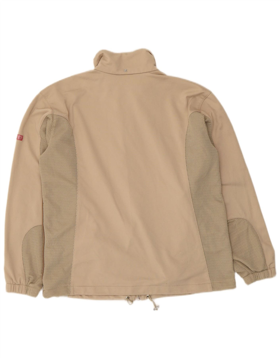 Diadora Damen-Trainingsanzug-Oberteil in Übergröße, Gr. 10, Größe S, Beige, Farbblock