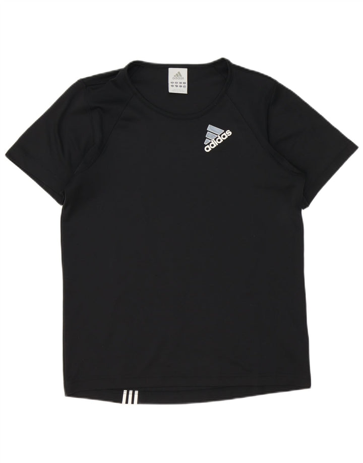 Adidas Herren Grafik T-Shirt Top Medium Schwarz Polyester