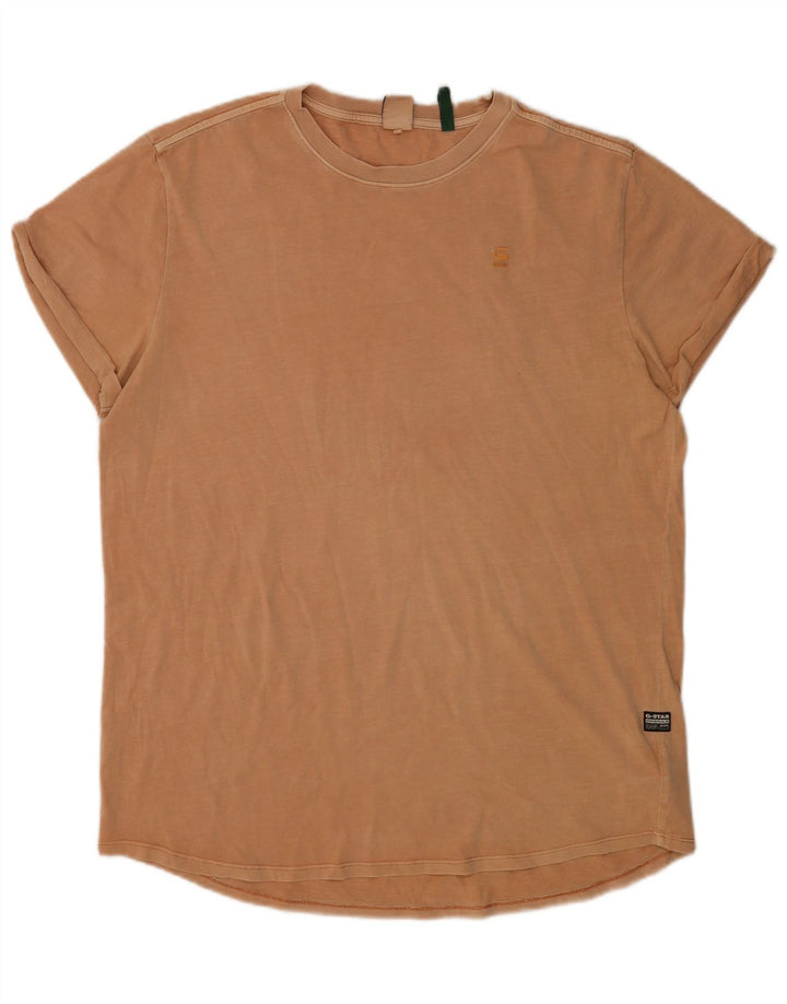 G-Star Herren T-Shirt Top XL Beige Baumwolle