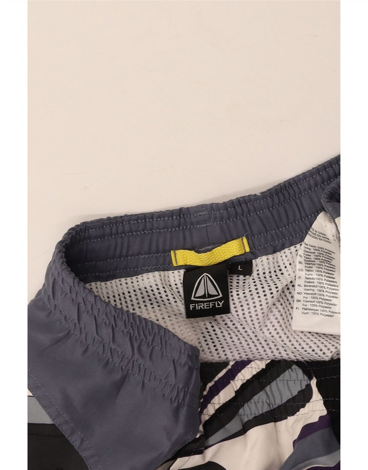 FIREFLY Herren-Badeshorts, groß, mehrfarbig, geometrisch, Polyester