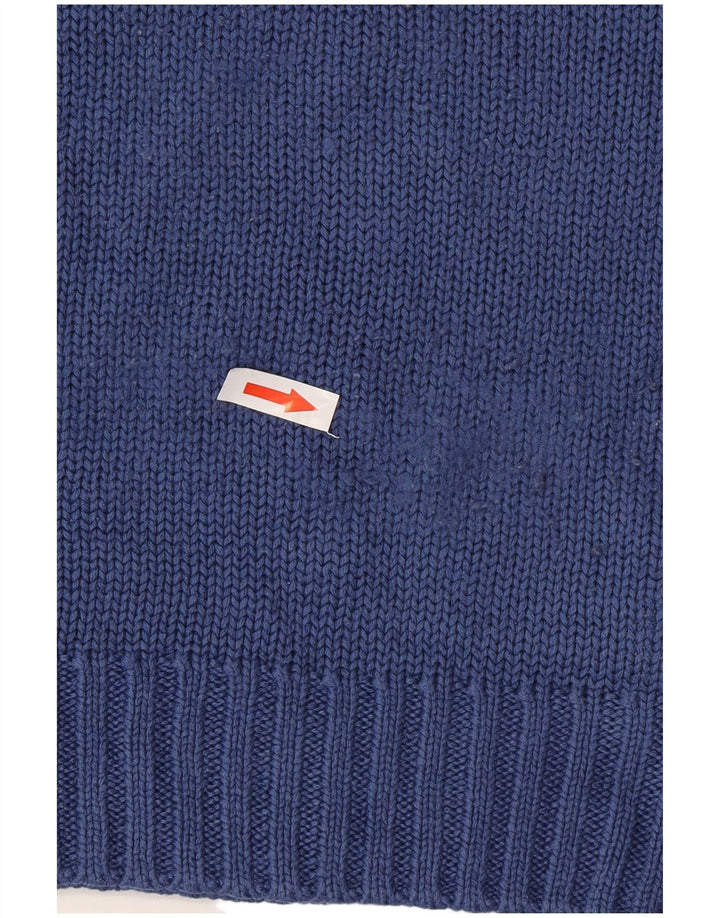 Pierre Cardin Herren-Pullover mit Reißverschluss am Hals, Größe L, Blau