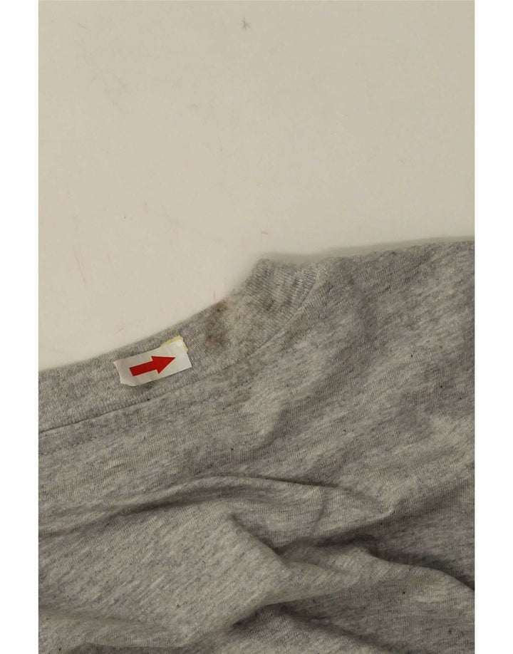Puma Herren-T-Shirt mit Grafik, groß, aus grauer Baumwolle