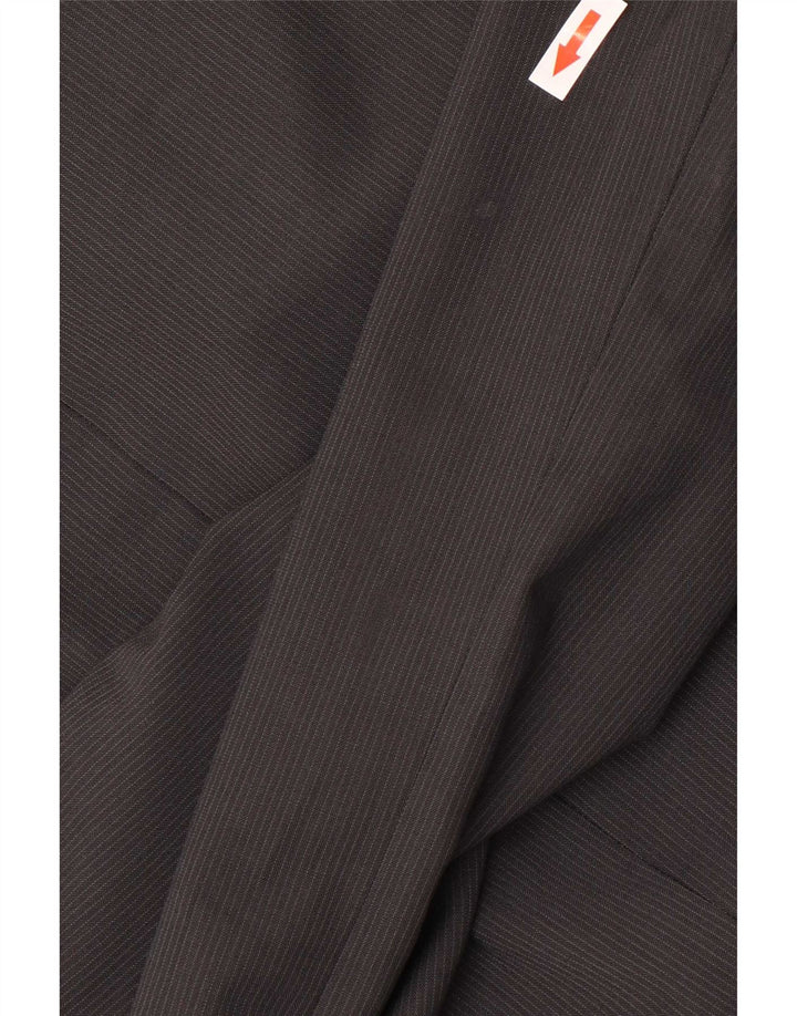 Marks & Spencer Herren-Blazer mit 2 Knöpfen, UK 40, mittelgrau, Nadelstreifen