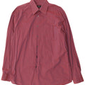 Hugo Boss Herrenhemd Größe 41 16 Large Burgund
