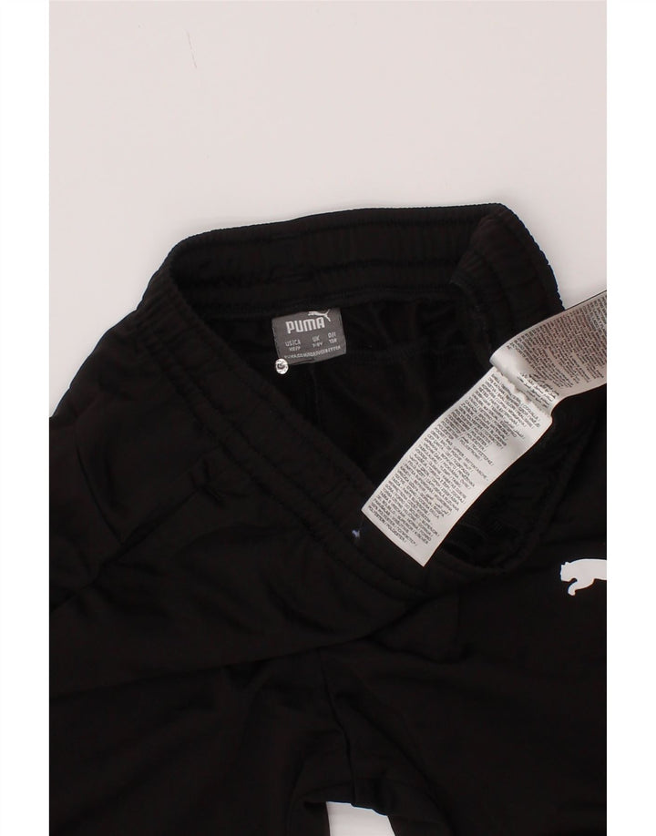 Puma Trainingshose für Jungen, 7–8 Jahre, schwarzes Polyester