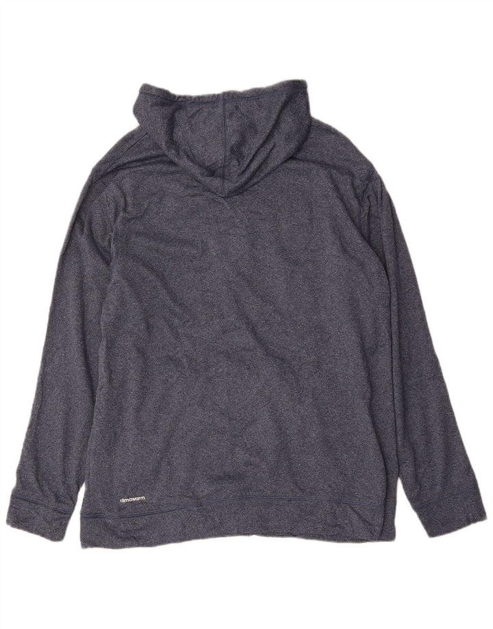 Adidas Herren Packers Graphic Kapuzenpullover, Größe L, Blau, Polyester