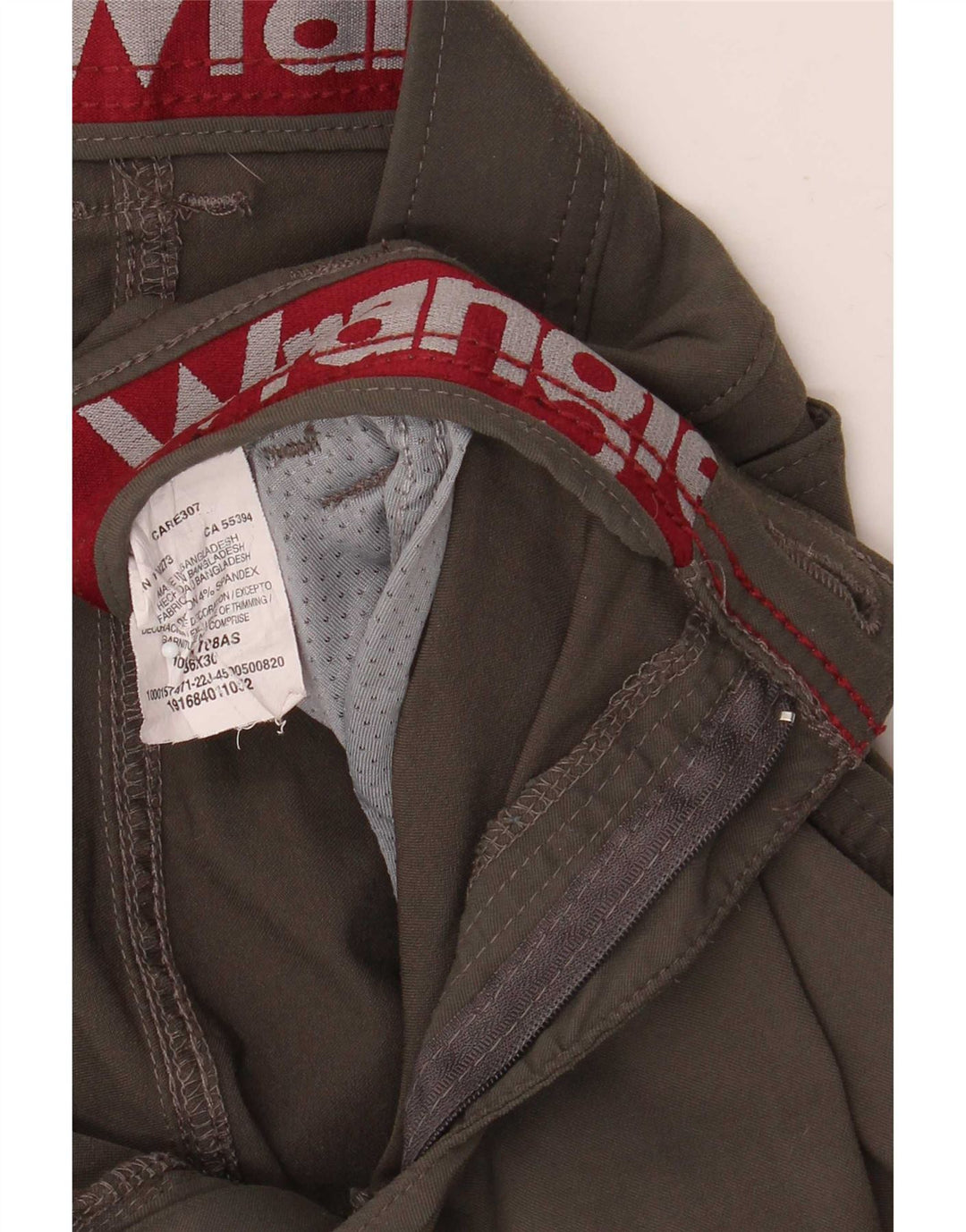 Wrangler Herren Slim Cargohose W36 L30 Graues Nylon