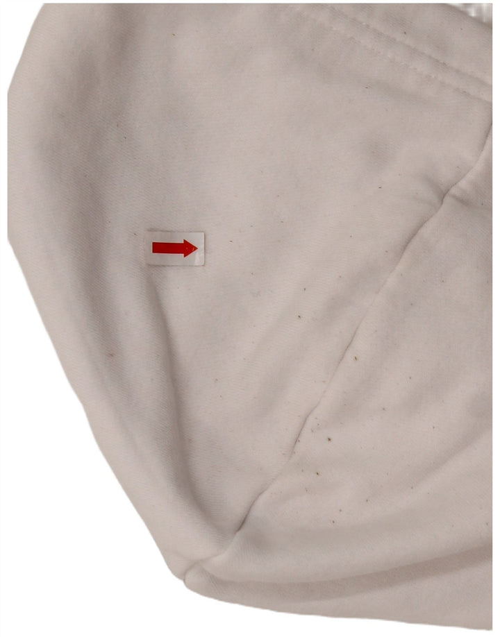 JORDAN Jungen-Pullover mit grafischem Kapuzenpullover, 13–14 Jahre, XL, weiße Baumwolle