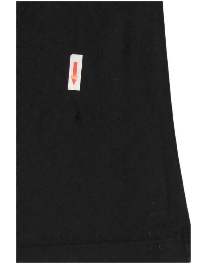 Nike Herren T-Shirt Top Small Schwarz Baumwolle