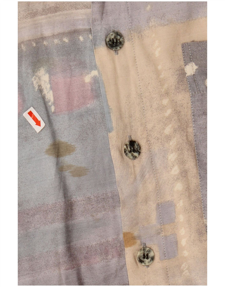 Club D'Amingo Herrenhemd, Größe 41/42, groß, mehrfarbig, Patchwork