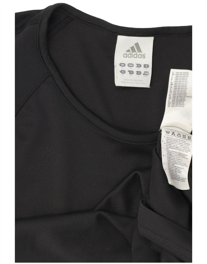 Adidas Herren Grafik T-Shirt Top Medium Schwarz Polyester