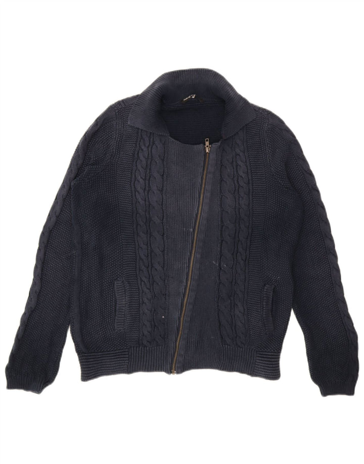 Marks & Spencer Damen-Strickjacke „Autograph“, Gr. 14, Marineblau