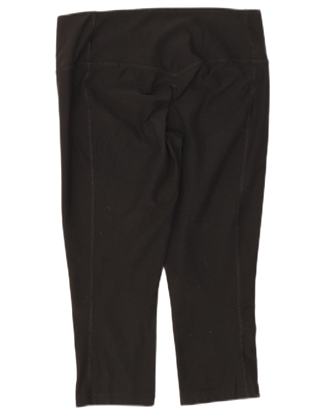 Nike Damen Dri Fit Capri Leggings UK 12 Medium Schwarz