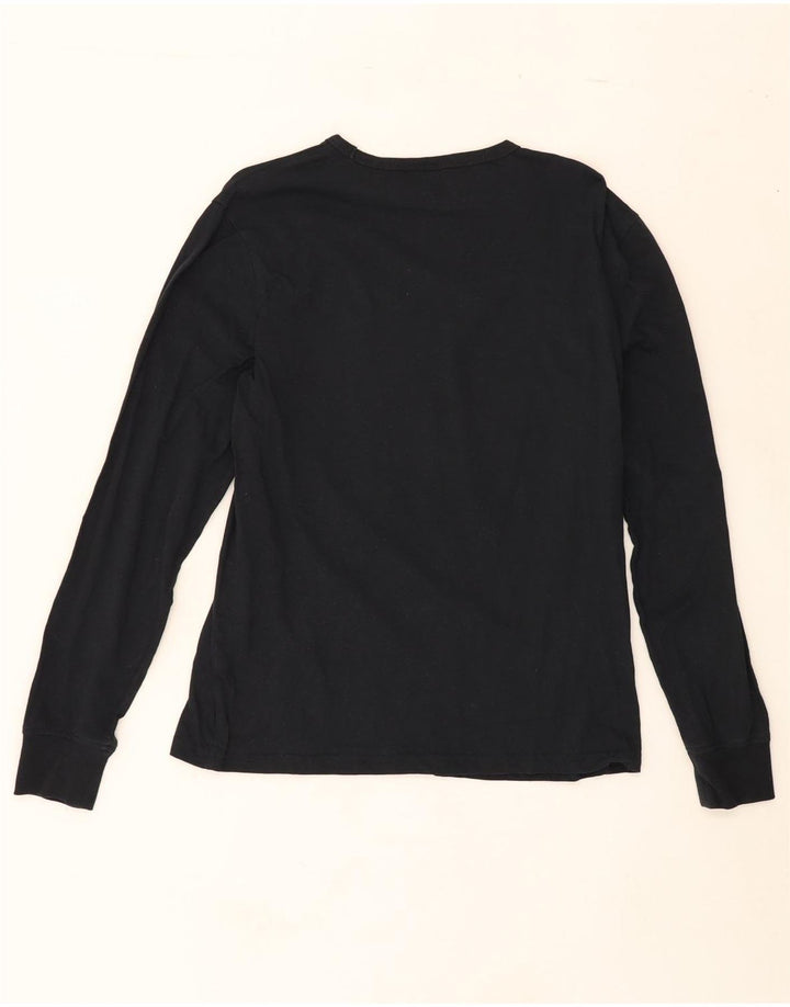K-WAY Mens Top Long Sleeve Large Black Vintage K-Way and Second-Hand K-Way from Messina Hembry 