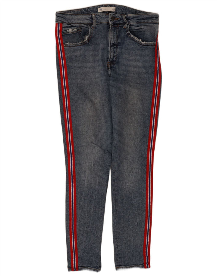 Zara Damen Skinny Jeans EU 40 Medium W30 L28 Blau
