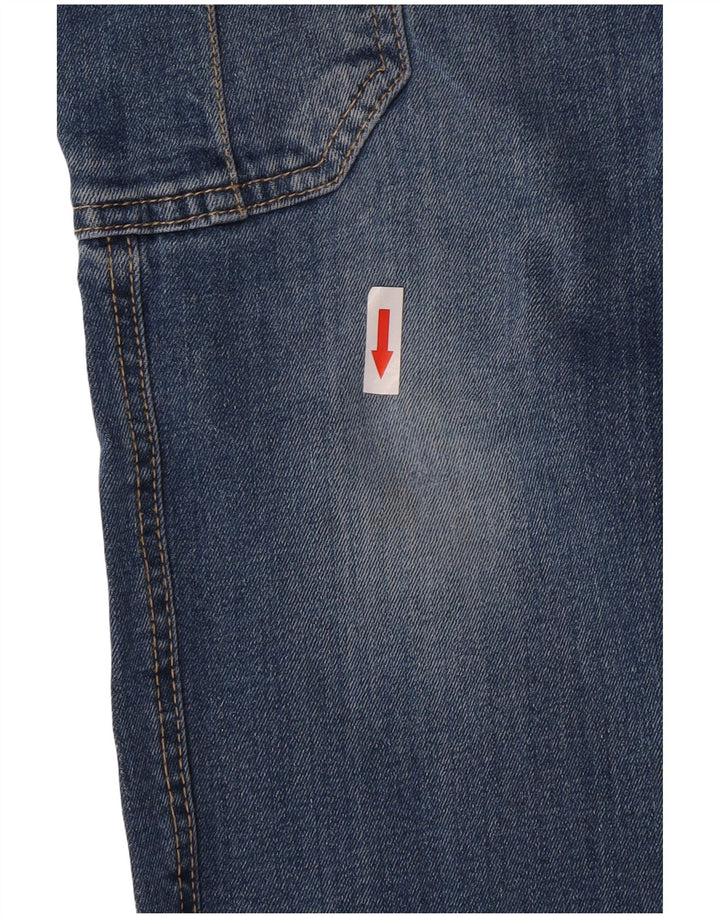 Diadora Herren Utility Cargo Slim Jeans W34 L34 Blaue Baumwolle