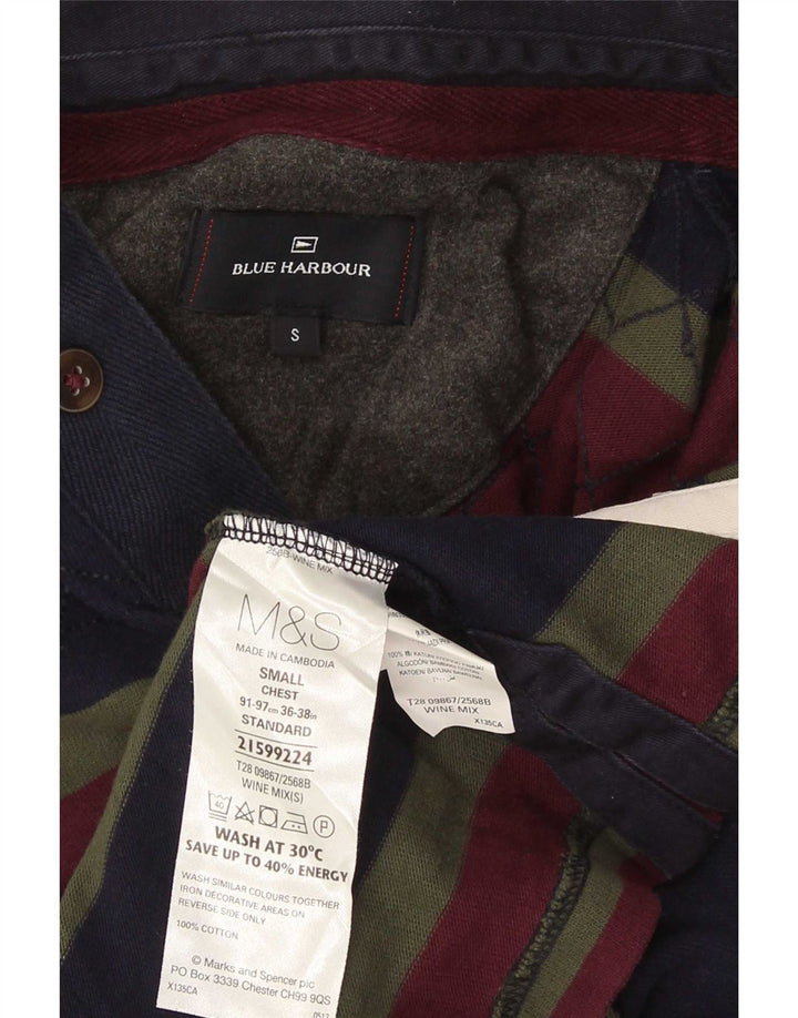 Marks & Spencer Herren Blue Harbor Rugby-Poloshirt, Größe S, mehrfarbig