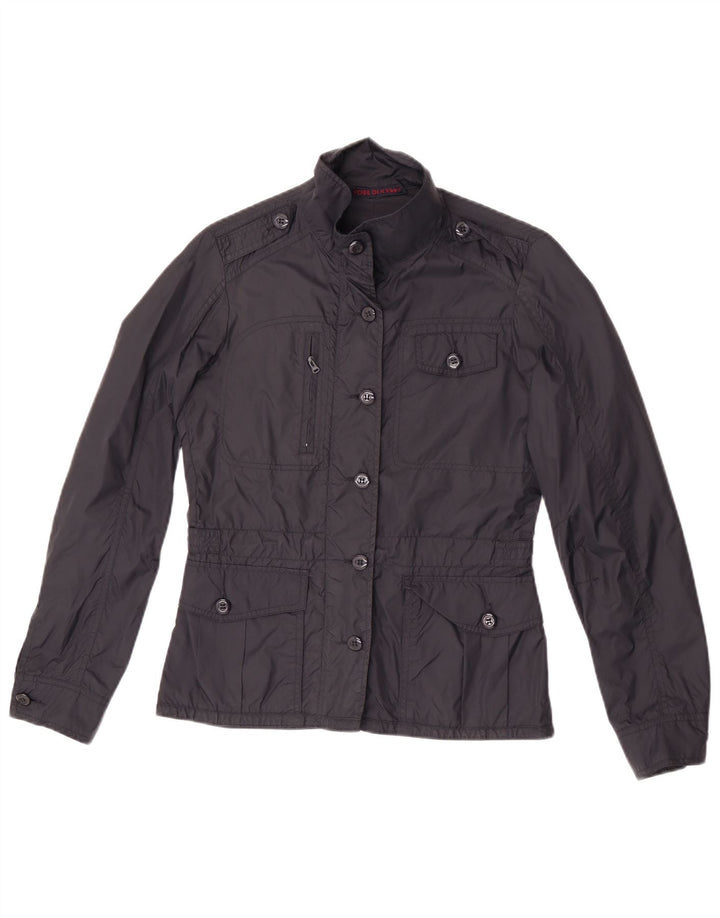 Kappa Damen Militärjacke UK 6 XS Schwarz Polyamid