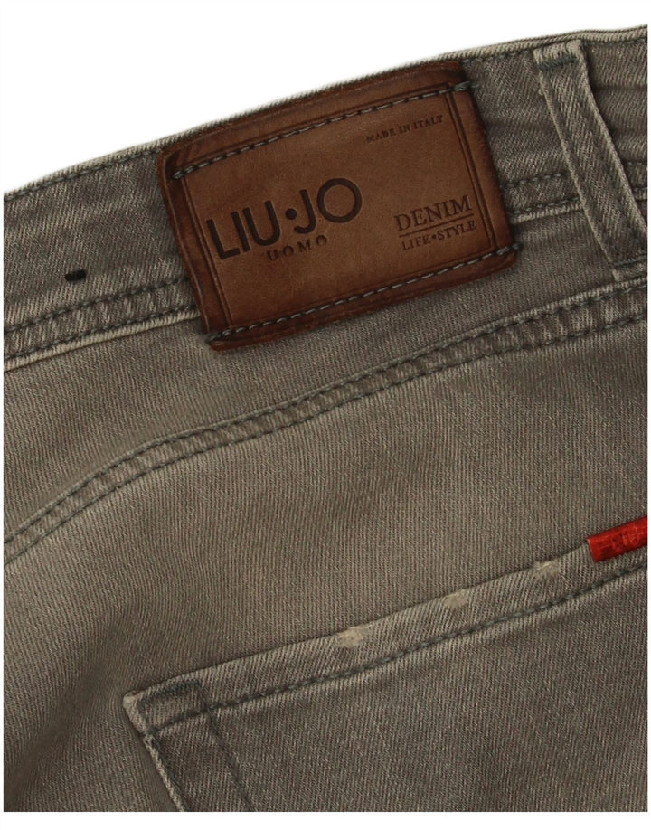 Liu Jo Herren Slim Jeans W36 L31 Grau
