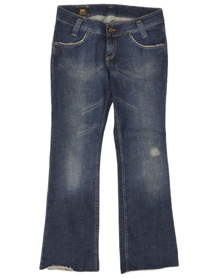 Lee Damen Leola Bootcut Jeans W31 L31 Blaue Baumwolle