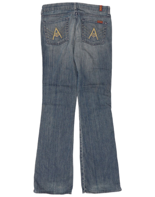 7 For All Mankind Schlagjeans für Damen, W32, L34, Blau, Baumwolle
