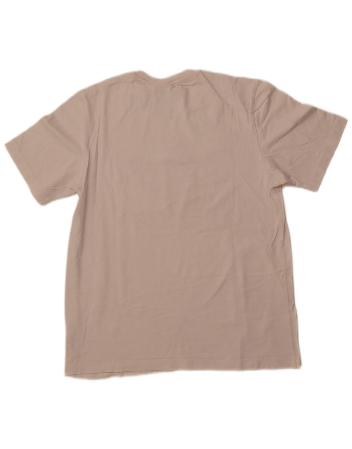 ADIDAS Herren Grafik-T-Shirt-Oberteil aus mittelweißer Baumwolle