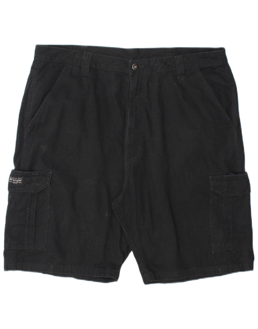 WRANGLER Mens Cargo Shorts W38 XL  Black Cotton