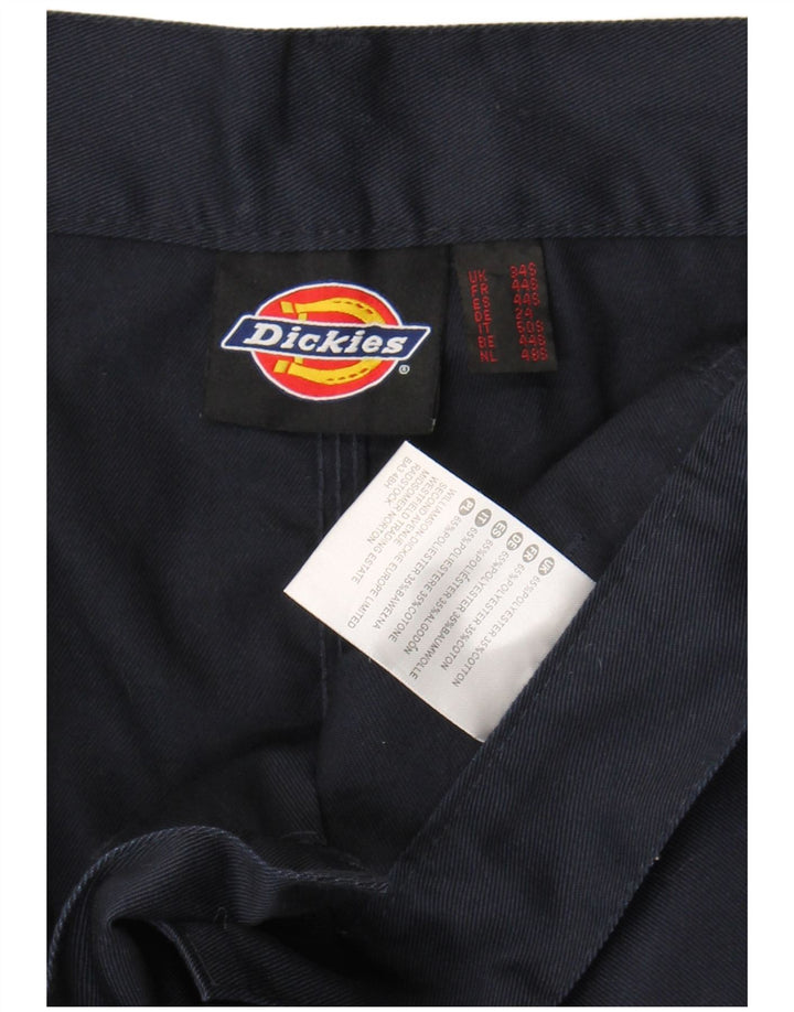 Dickies Gerade Herren-Cargohose W34 L29 Marineblaues Polyester