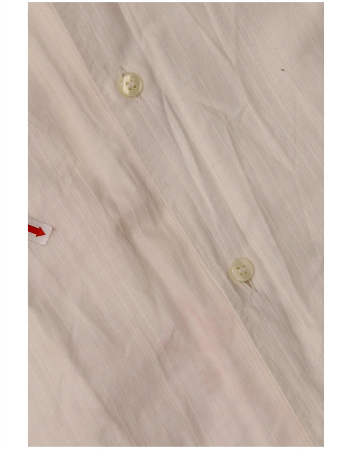 ARMANI JEANS Herrenhemd Medium Off White Baumwolle