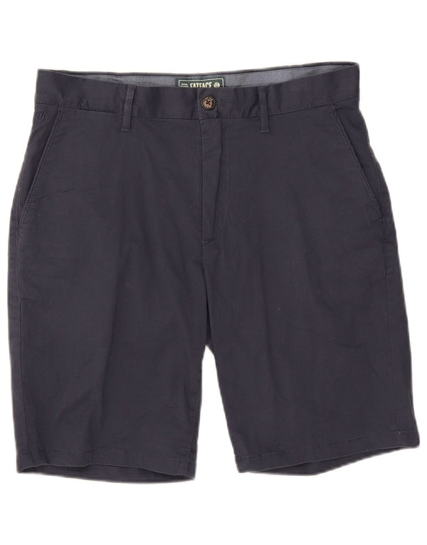Fat Face Mens Chino Shorts W32 Medium Navy Blue Cotton