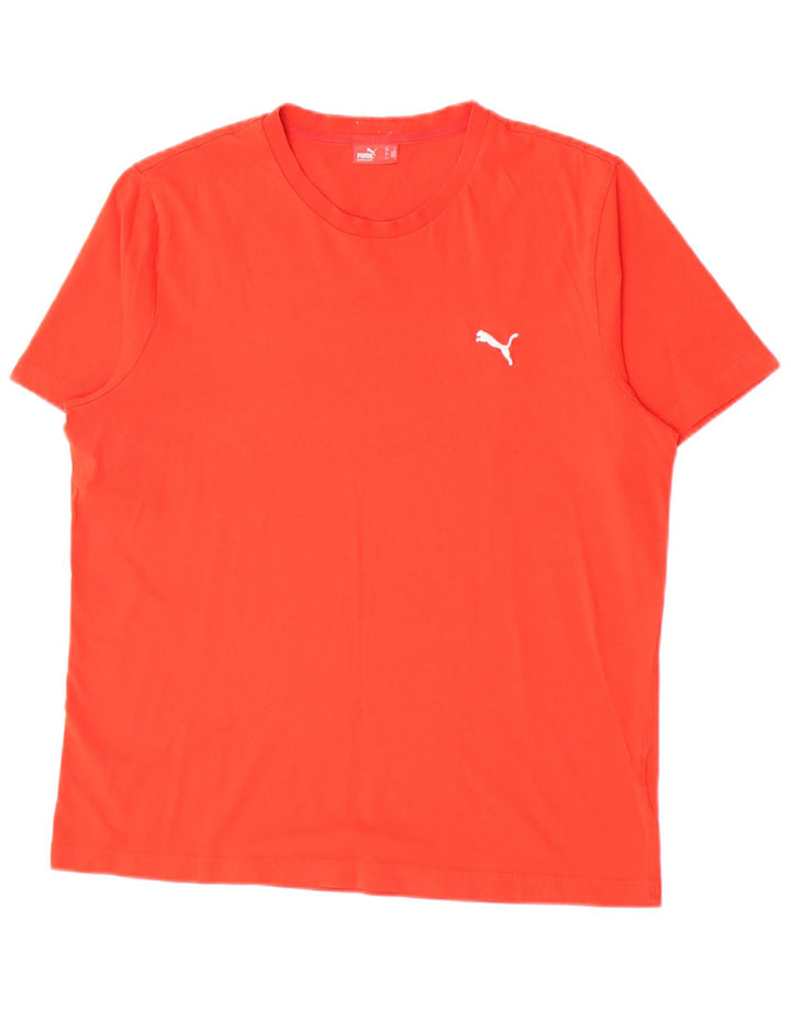 Puma Herren T-Shirt Top Large Rot