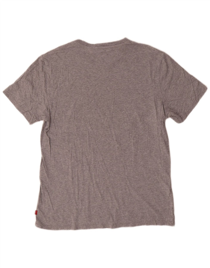 Levi's Herren-T-Shirt mit Grafik, groß, grau gefleckt