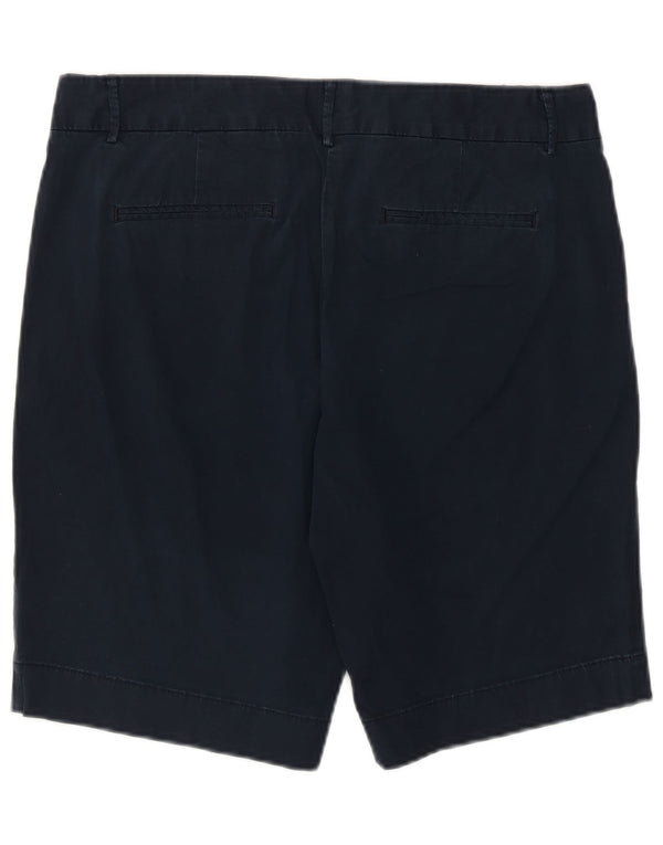J. CREW Damen Chinoshorts US 6 Medium W32 Marineblaue Baumwolle