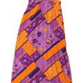 VINTAGE Womens Maxi A-Line Skirt W28 Medium Purple Floral Vintage Vintage and Second-Hand Vintage from Messina Hembry 