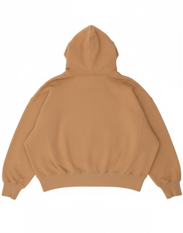 Nike Damen-Pullover mit übergroßem Kapuzenpullover, Gr. 10, Größe S, Beige, Baumwolle