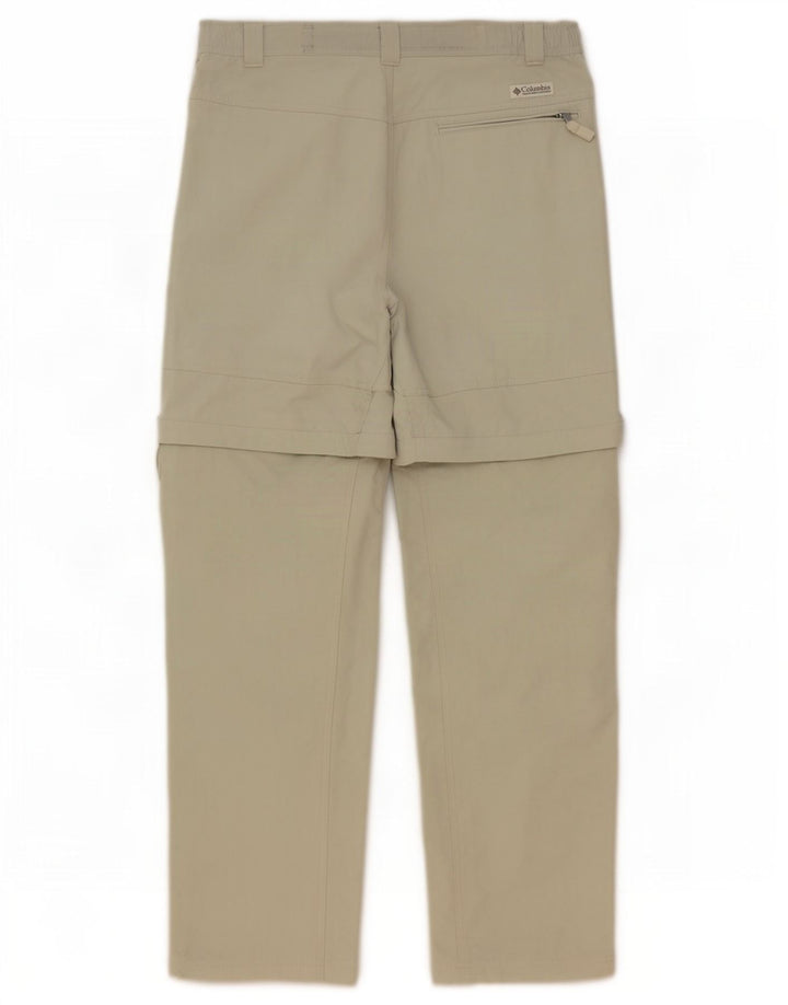 Columbia Herren-Wander-Cargohose, Größe M, W32, L32, Khaki, Polyester