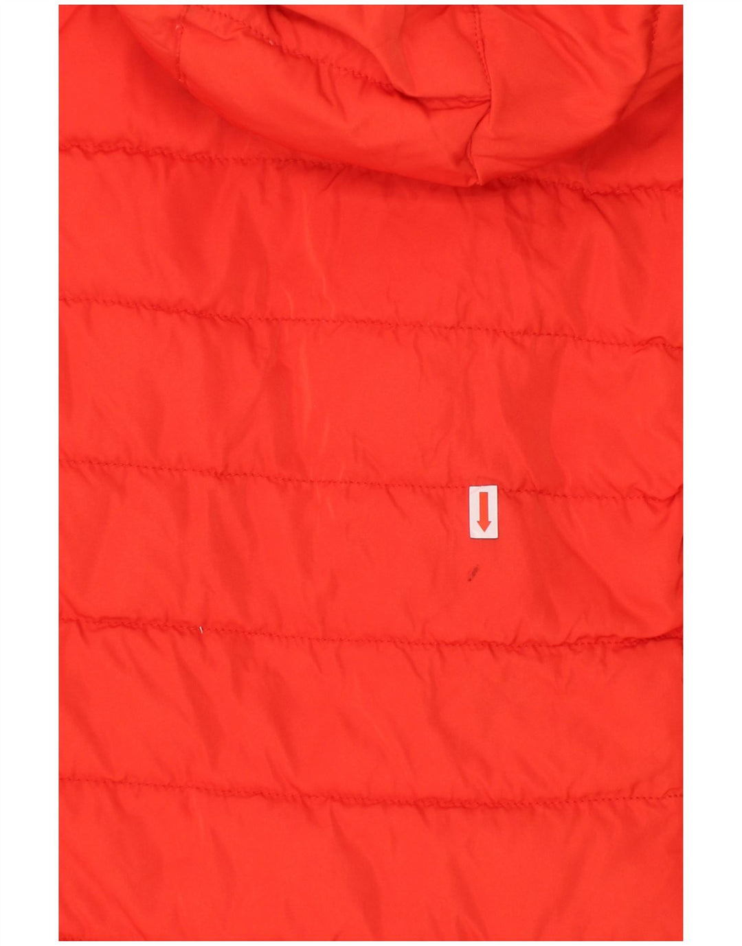 JACK WILLS Wattierte Damenweste mit Kapuze, UK 8, Größe S, Rot, Polyester