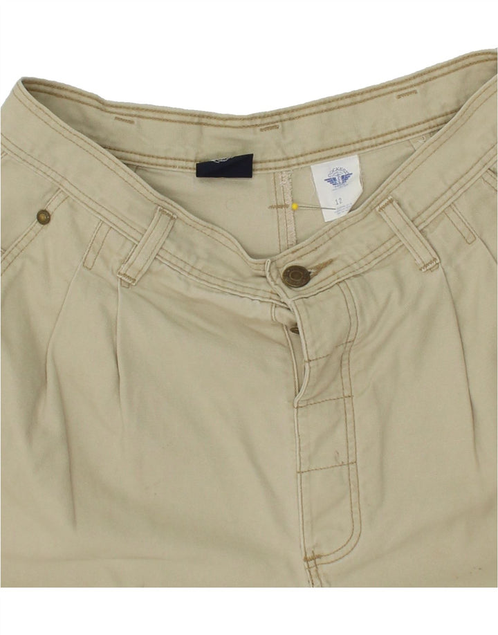 DOCKERS Womens Chino Shorts US 12 Large W30 Beige Cotton Vintage Dockers and Second-Hand Dockers from Messina Hembry 