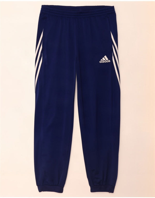 Adidas Herren-Trainingshose, Jogginghose, groß, marineblau, Polyester