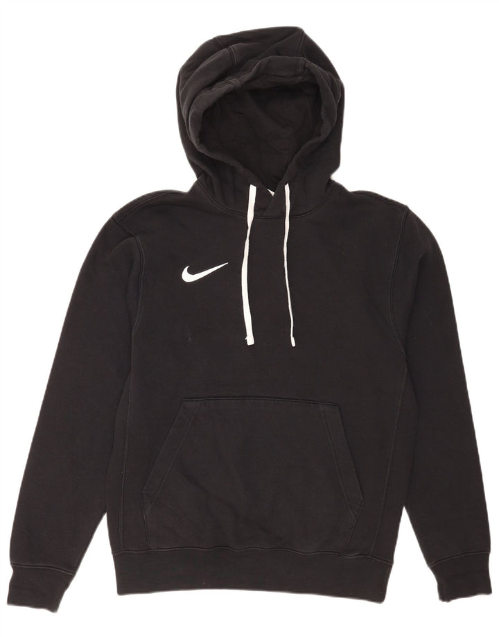 Nike Herren-Kapuzenpullover mit normaler Passform, Größe S, Schwarz, Baumwolle
