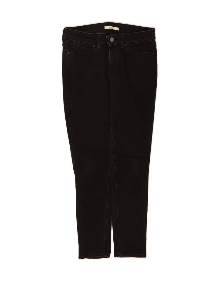 LEVI'S Womens 711 Skinny Jeans W28 L26 Black Vintage Levi's and Second-Hand Levi's from Messina Hembry 