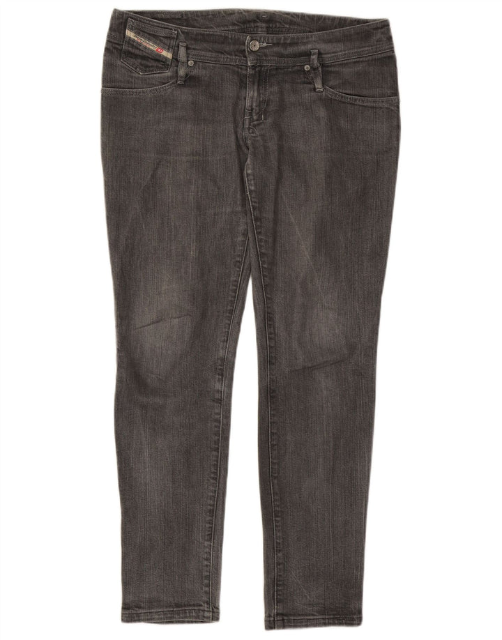 Diesel Damen Skinny Jeans W32 L30 Graue Baumwolle