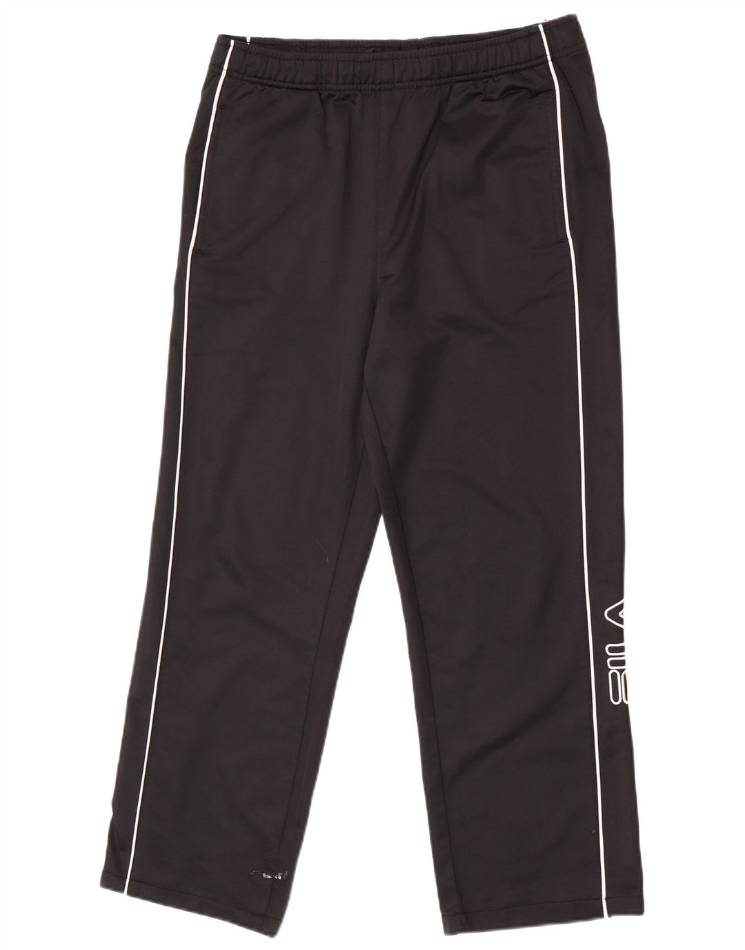 Fila Herren-Trainingshose mit Grafik, mittelschwarz, gestreift, Polyester