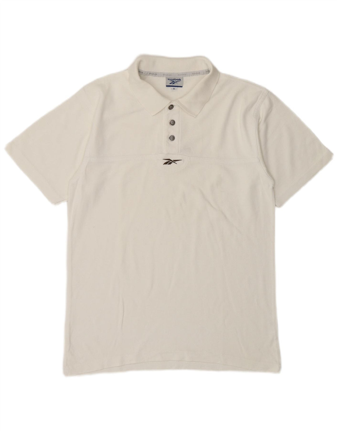 Reebok Herren Poloshirt Mittelweiße Baumwolle
