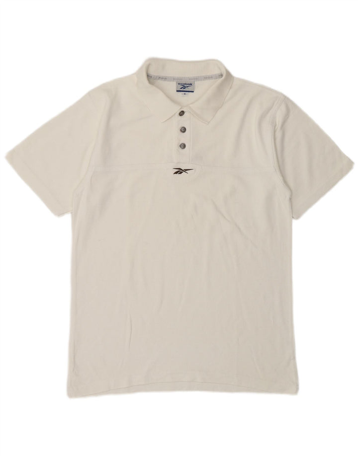 Reebok Herren Poloshirt Mittelweiße Baumwolle