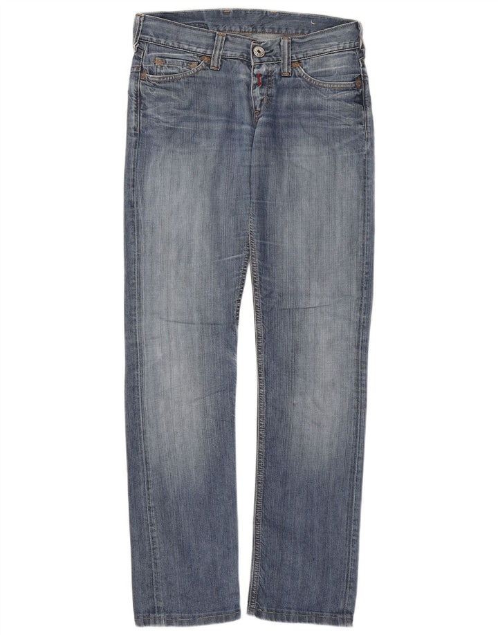 REPLAY Damen Straight Jeans W27 L30 Blaue Baumwolle